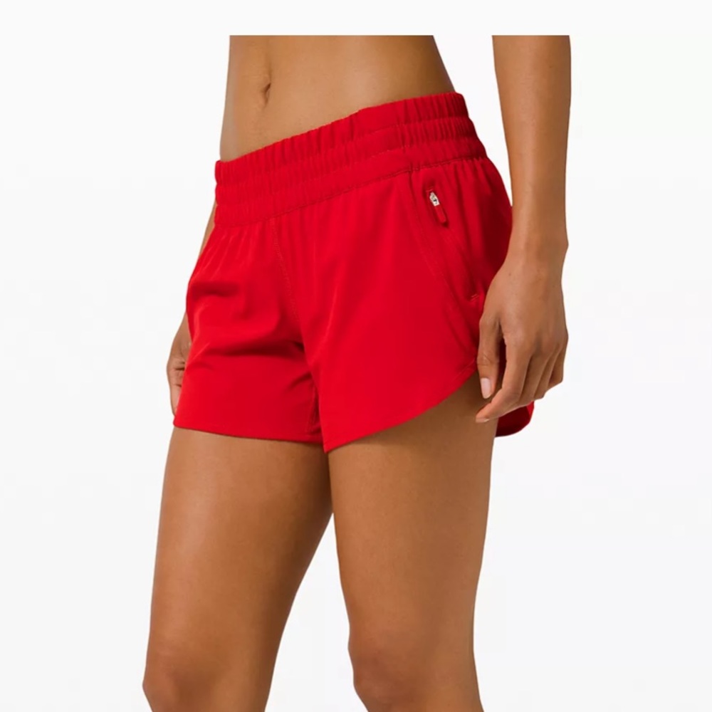 Lululemon tracker low rise 4 inch short